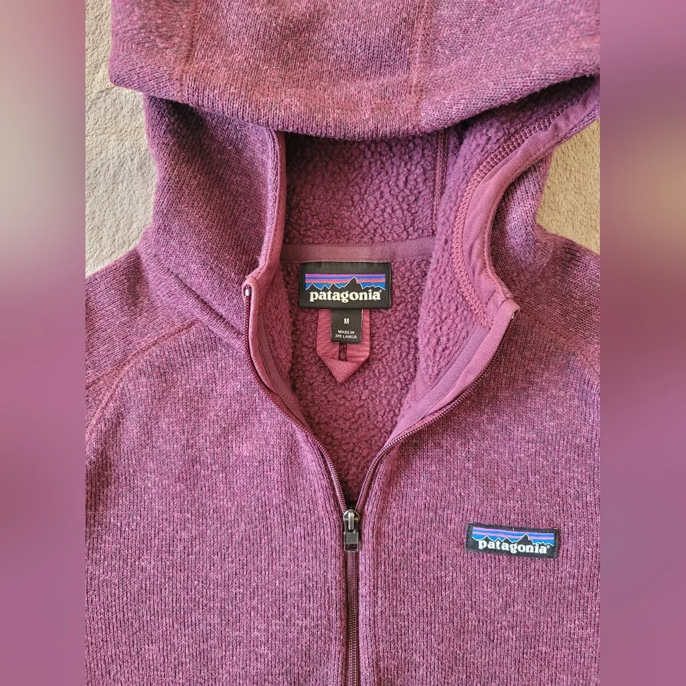 Patagonia Medium Better Sweater Full-Zip Hoody in Dark Currant - Picture 4 of 5